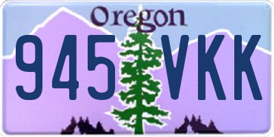OR license plate 945VKK