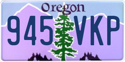 OR license plate 945VKP