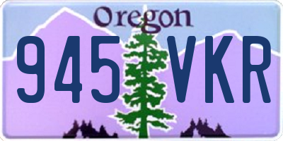 OR license plate 945VKR
