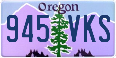 OR license plate 945VKS