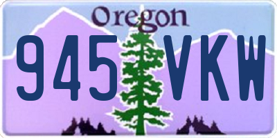 OR license plate 945VKW