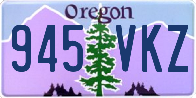 OR license plate 945VKZ