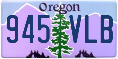 OR license plate 945VLB