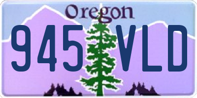 OR license plate 945VLD