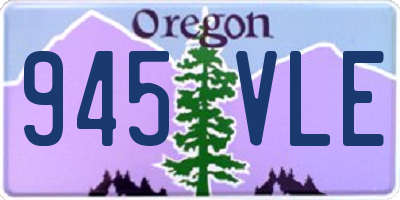 OR license plate 945VLE