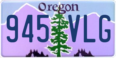 OR license plate 945VLG