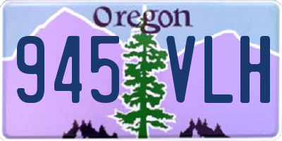 OR license plate 945VLH