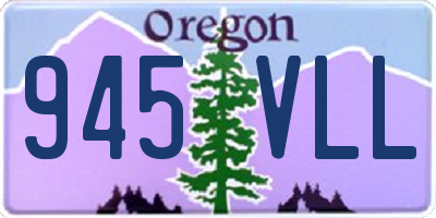 OR license plate 945VLL
