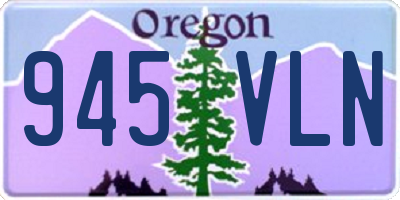 OR license plate 945VLN