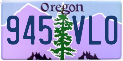 OR license plate 945VLO
