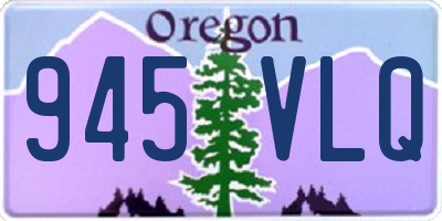 OR license plate 945VLQ