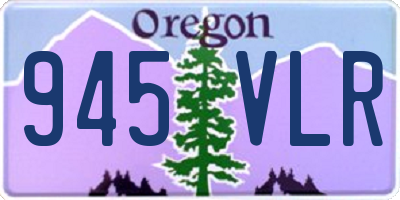 OR license plate 945VLR