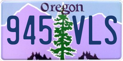 OR license plate 945VLS