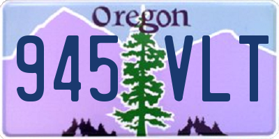 OR license plate 945VLT