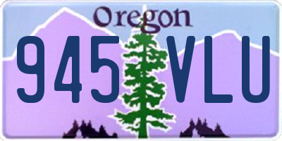 OR license plate 945VLU