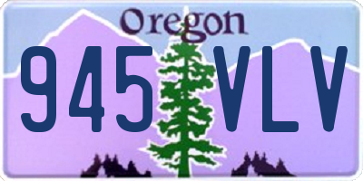 OR license plate 945VLV