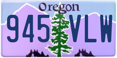 OR license plate 945VLW