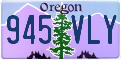 OR license plate 945VLY