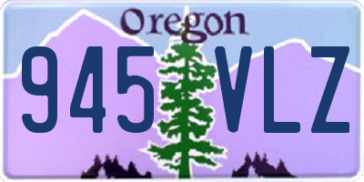 OR license plate 945VLZ