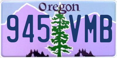 OR license plate 945VMB