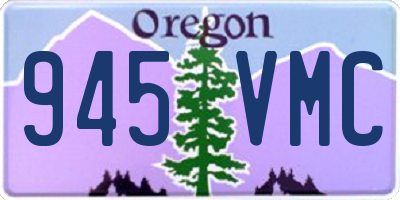 OR license plate 945VMC