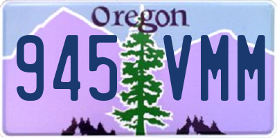 OR license plate 945VMM