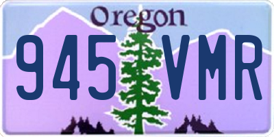 OR license plate 945VMR