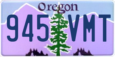 OR license plate 945VMT