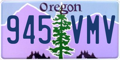 OR license plate 945VMV