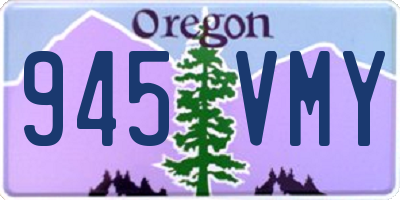 OR license plate 945VMY