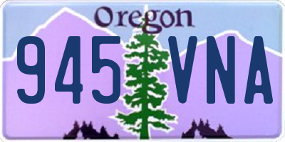 OR license plate 945VNA