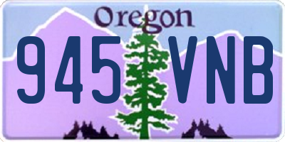 OR license plate 945VNB