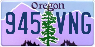 OR license plate 945VNG