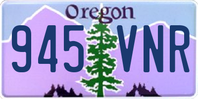 OR license plate 945VNR