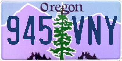 OR license plate 945VNY