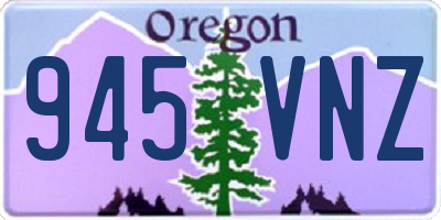 OR license plate 945VNZ