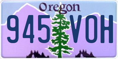 OR license plate 945VOH