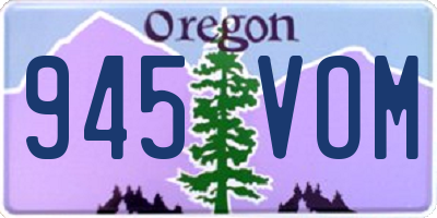OR license plate 945VOM