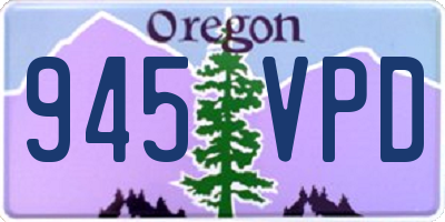 OR license plate 945VPD