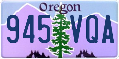 OR license plate 945VQA