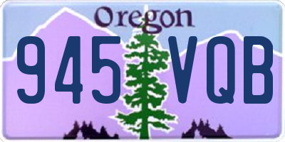OR license plate 945VQB
