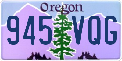 OR license plate 945VQG