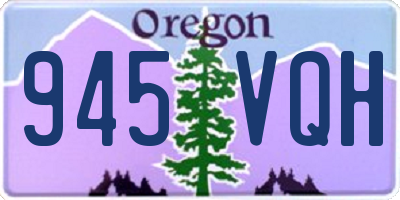 OR license plate 945VQH