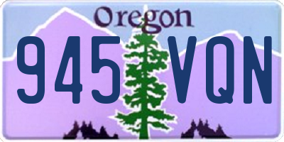 OR license plate 945VQN