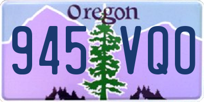 OR license plate 945VQO