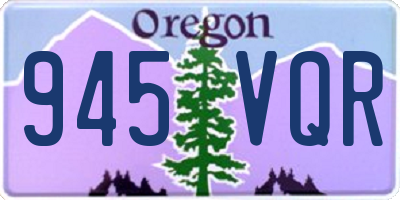 OR license plate 945VQR