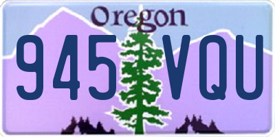 OR license plate 945VQU