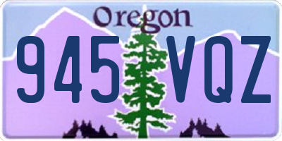 OR license plate 945VQZ