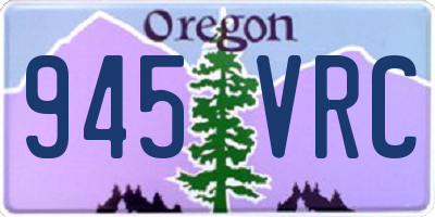 OR license plate 945VRC