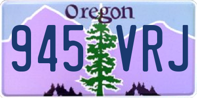 OR license plate 945VRJ